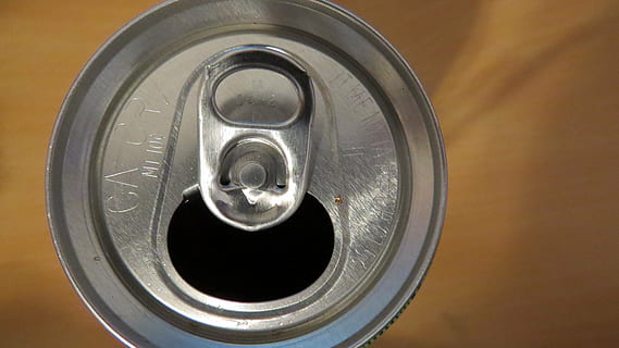 opened soda can, aluminum, top, container, tin, drink, beverage HD wallpaper