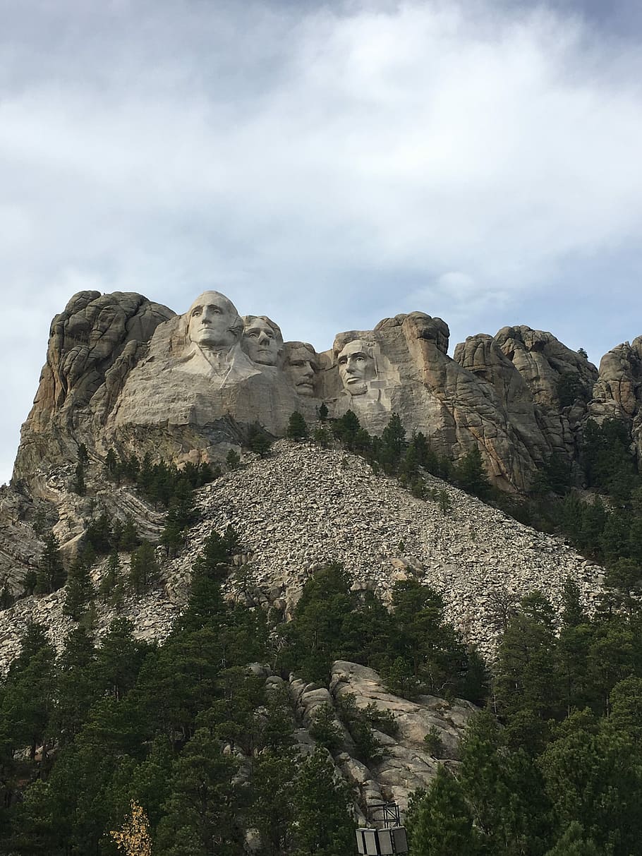 Mount Rushmore, Black Hills, south dakota, monument, usa, rock, HD wallpaper