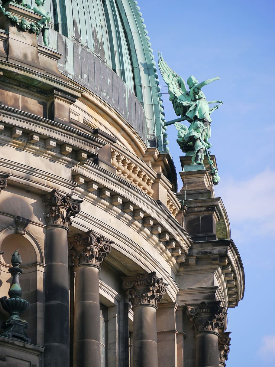 berlin, dom, monument, statue, building, architecture, history HD wallpaper