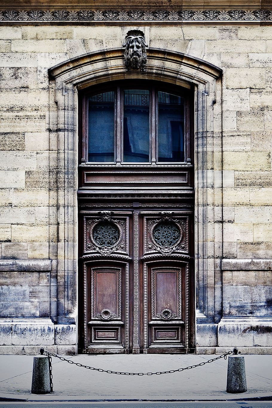 paris, france, architecture, city, door, vintage, wall house, HD wallpaper