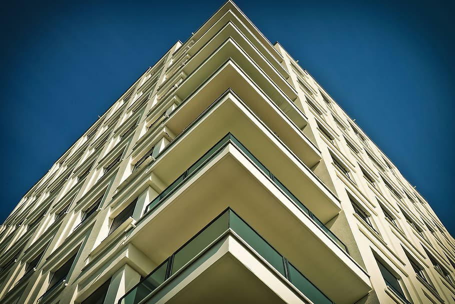 brown concrete building, architecture, live, facade, home, window HD wallpaper