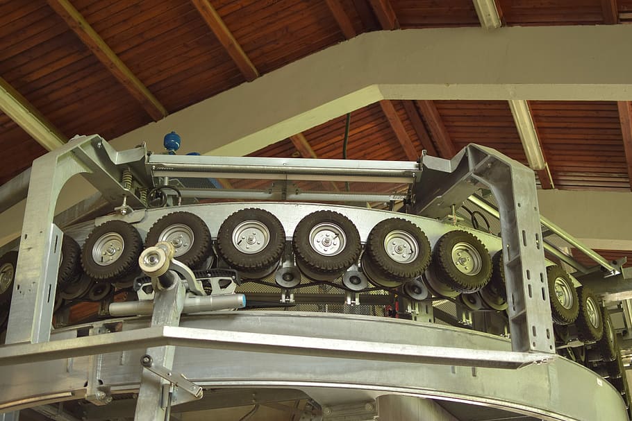 Cable Car, Turning Point, Roll, Wheels, technology, indoors HD wallpaper