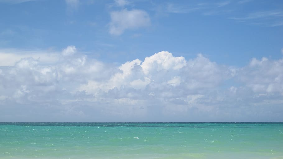 ocean, beach, seashore, vacation, paradise, leisure, tropical HD wallpaper
