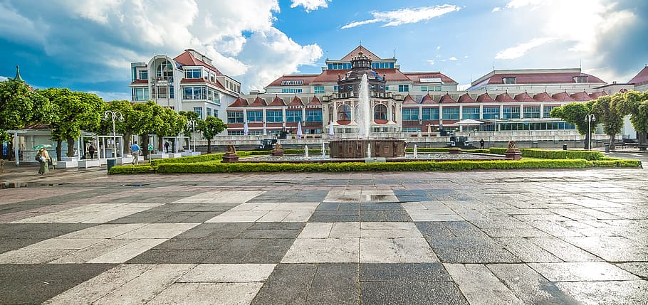 sopot, summer, holidays, architecture, built structure, building exterior HD wallpaper