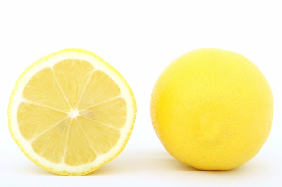 slice lemon fruit, background, bitter, breakfast, bright, catering HD wallpaper