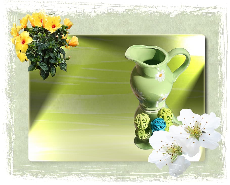 Easter, Krug, Decoration, Mirror, mirroring, light, lighting HD wallpaper