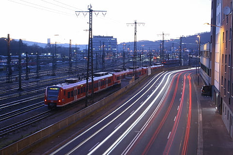 train, traffic, railway, transport, locomotive, vehicles, technology HD wallpaper