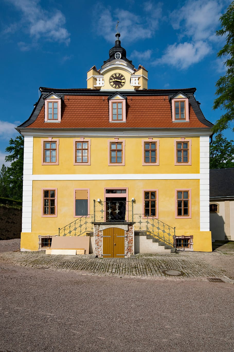 Castle, Belvedere, Weimar, thuringia germany, old building HD wallpaper