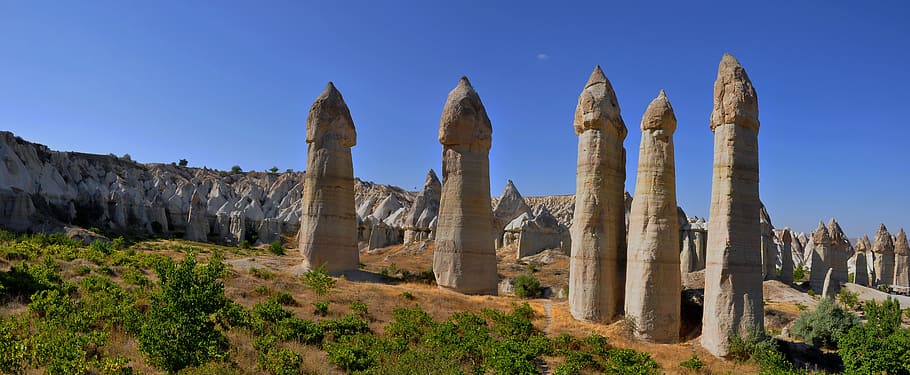 cappadocia, love, valley, travel destinations, sky, nature HD wallpaper