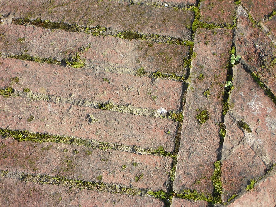 paving stone, ground, road, away, structure, pattern, brown HD wallpaper