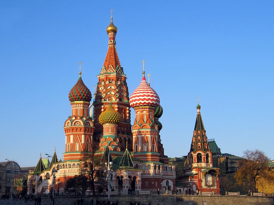 St Basil's Cathedral at daytime, Moscow, Red Square, Historically HD wallpaper