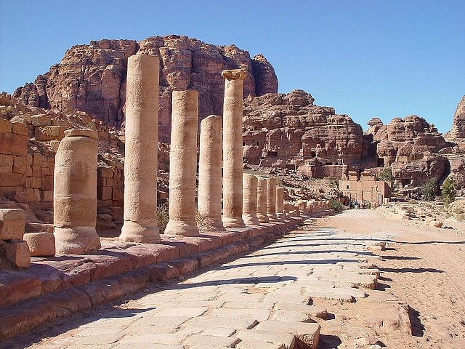 jordan tours, petra day trip, ancient, history, the past, architecture, HD wallpaper
