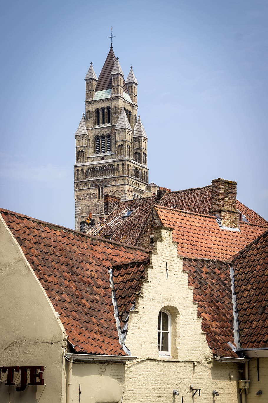 Bruges, Belgium, Facade, Battlements, old town, historically HD wallpaper