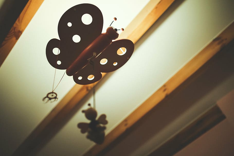 butterfly, toy, light, kid, child, room, interior, lamp, arts culture and entertainment HD wallpaper