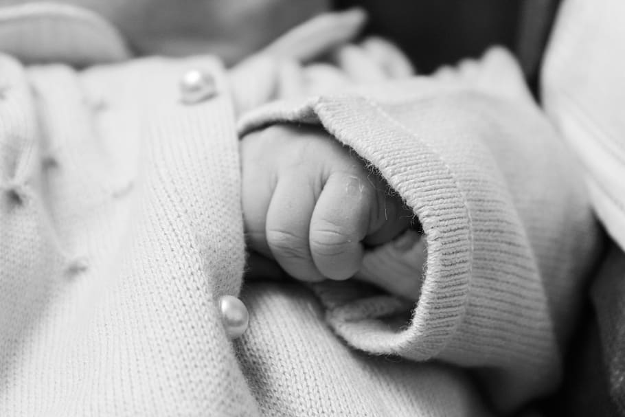 hand, baby, sleeping, affection, girl, human body part, young HD wallpaper