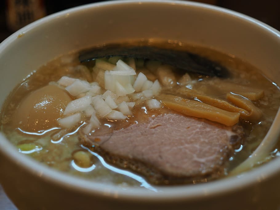 ramen, diet, egg, onions, char siu, food and drink, freshness HD wallpaper