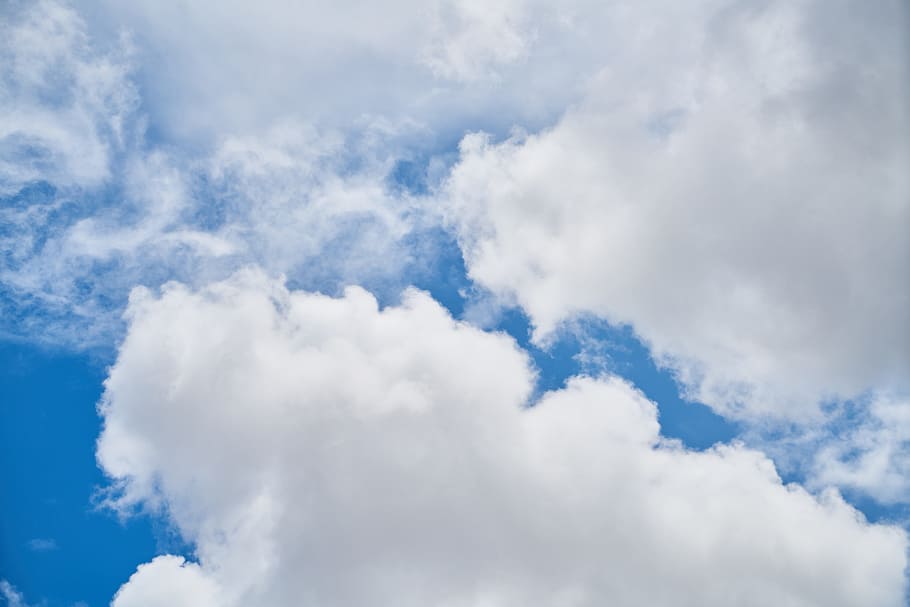 blue, cloud, clouds, white, summer, composition, unbelievable HD wallpaper