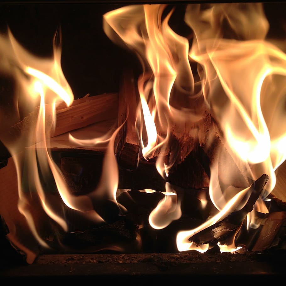 fire, flames, campfire, burn, fire - Natural Phenomenon, heat - Temperature HD wallpaper
