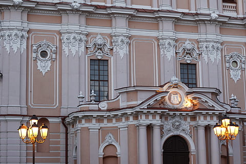Vilnius, Lithuania, Eastern Europe, facade, old town, architecture HD wallpaper