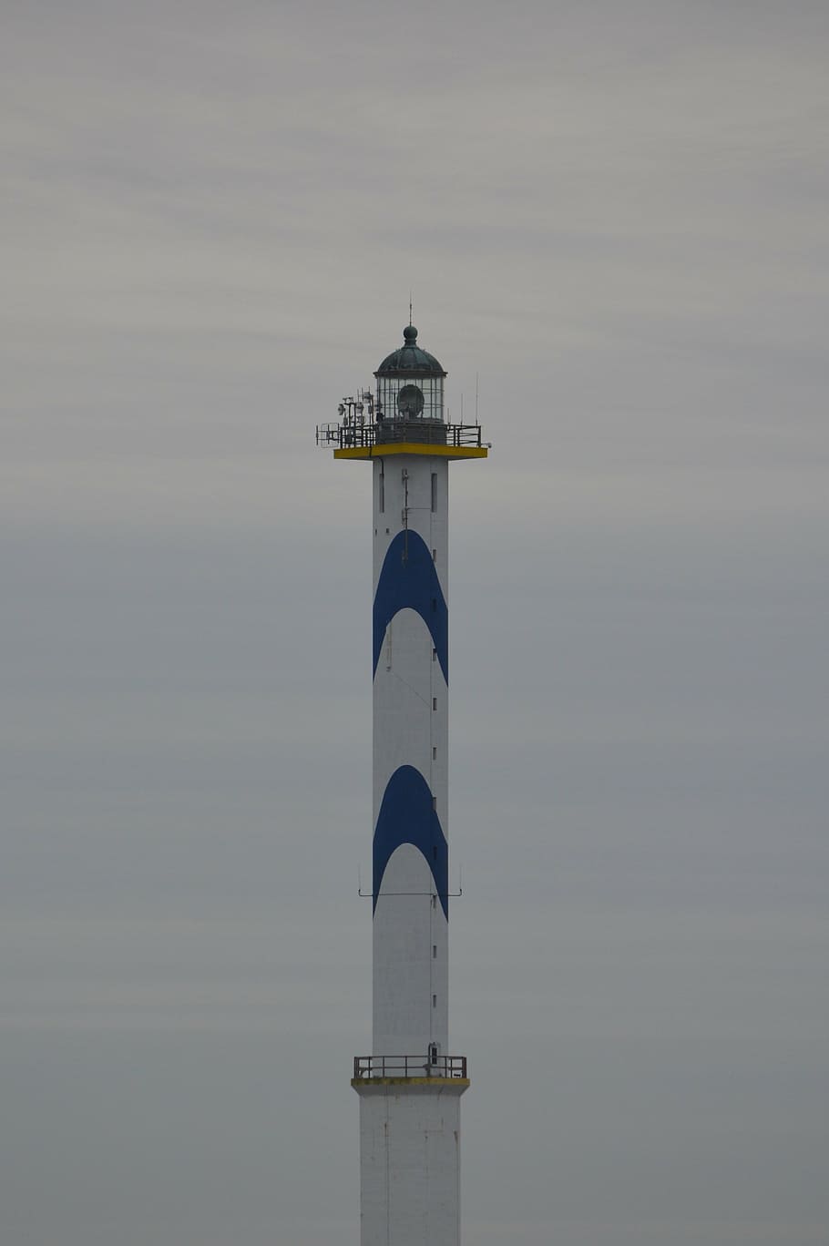lighthouse, air, oostende, clouds, tower, building exterior HD wallpaper