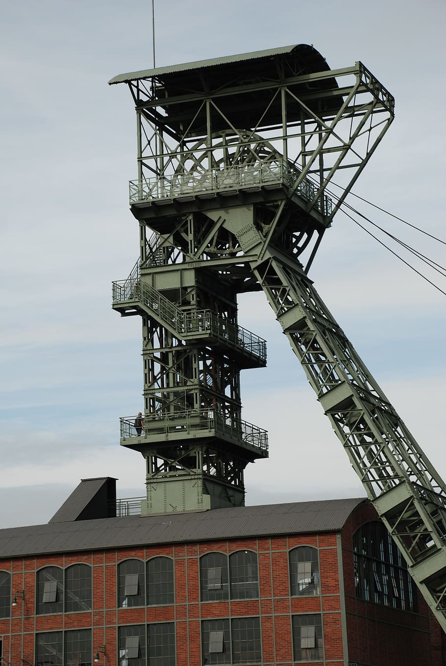 headframe, bill, mining, carbon, ruhr area, architecture, sky HD wallpaper