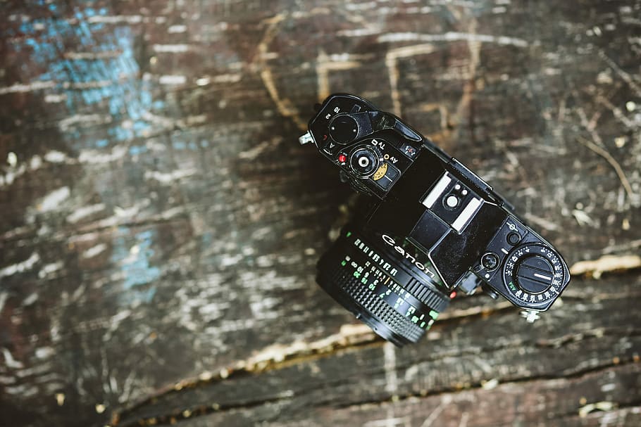 Old vintage camera, canon, photography, photos, photographer HD wallpaper
