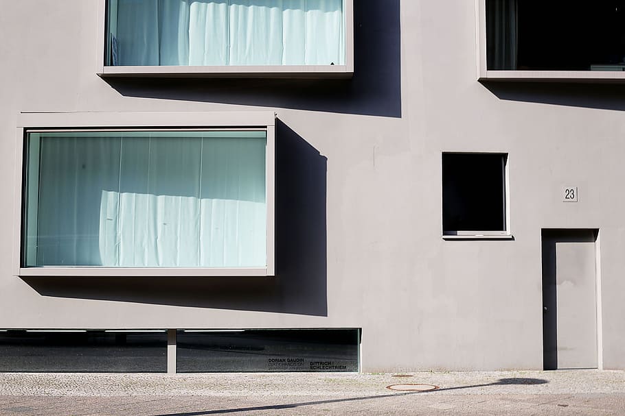Architecture, Facade, Building, Home, city, modern, berlin HD wallpaper