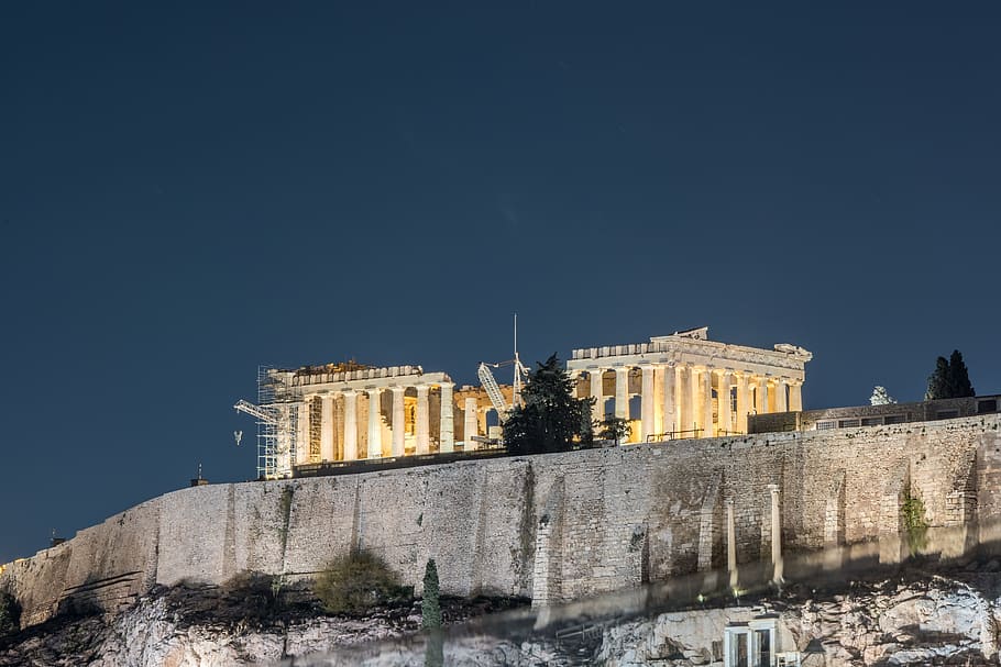 Acropolis, Athens, Architecture, Ancient, famous, building HD wallpaper