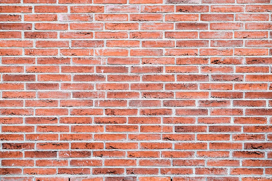 brown brick wall, background, wallpaper, abstract, pattern HD wallpaper