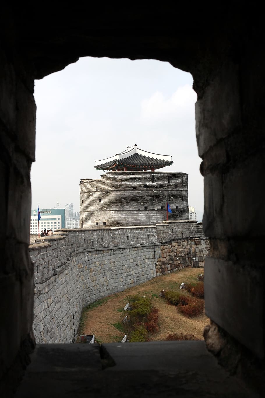 suwon, mars, autumn, castle, high, world cultural heritage, HD wallpaper