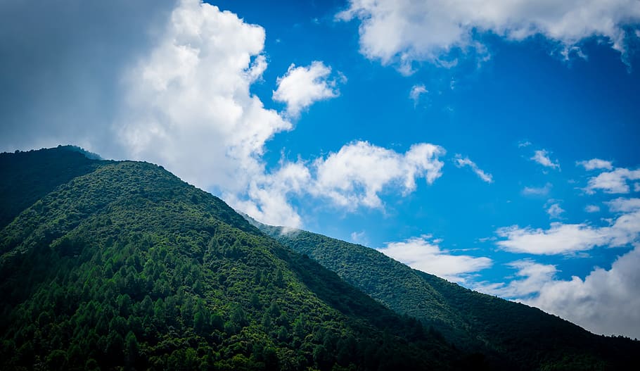 mountain, sky, nature, cloud - sky, scenics - nature, environment HD wallpaper