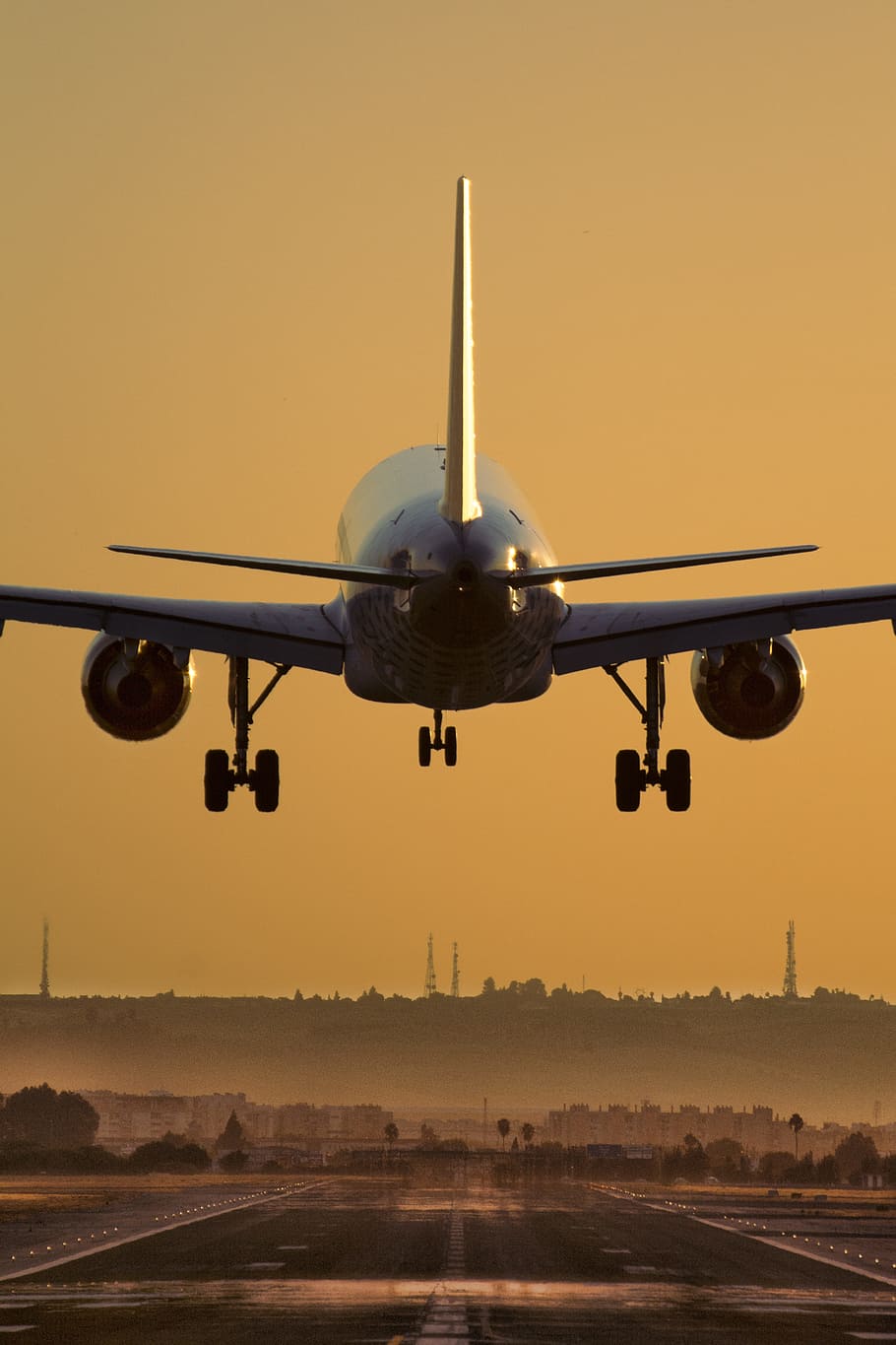 HD wallpaper: air bus taking off from runway, fly, sky, travel,  transportation | Wallpaper Flare