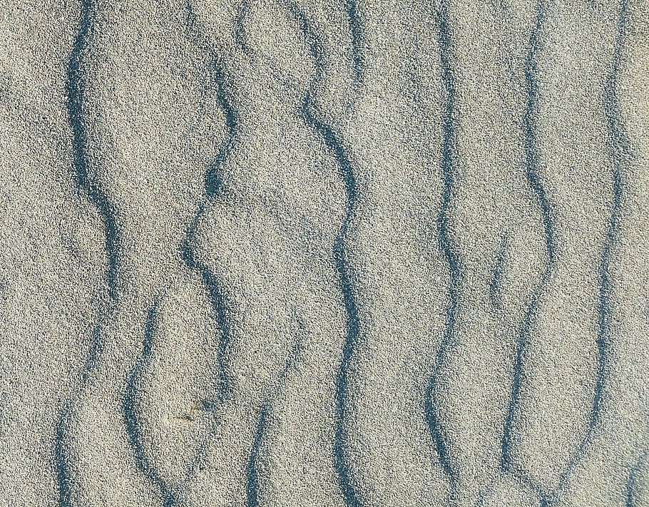 sand, desert, waves, backgrounds, full frame, pattern, land HD wallpaper