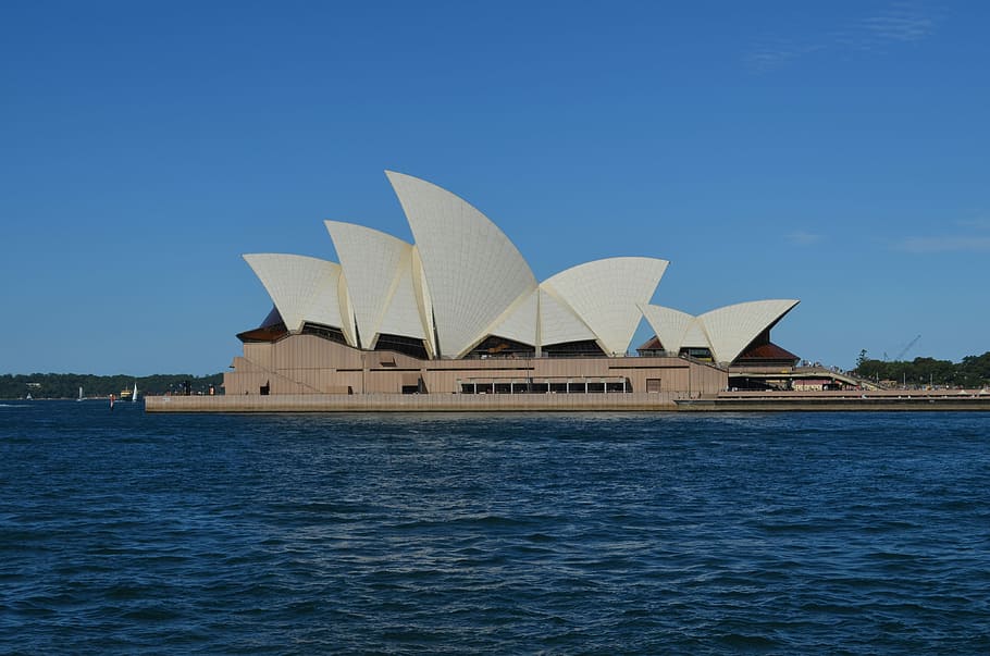 Sydney, Harbour, Opera, Australia, blue, sea, architecture HD wallpaper