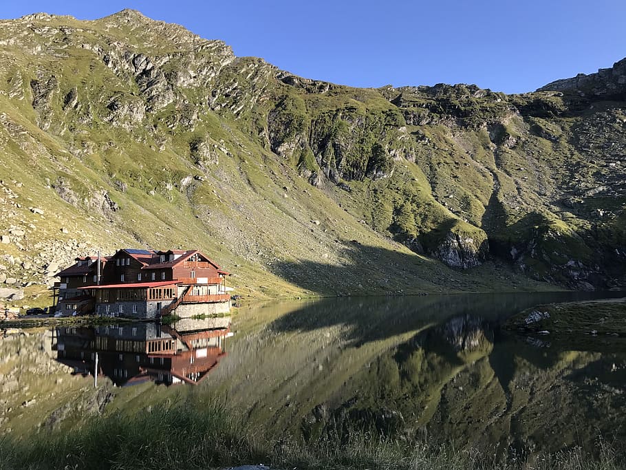 balea lac, lake, glacial, transylvania, romania, transfagarasan, HD wallpaper