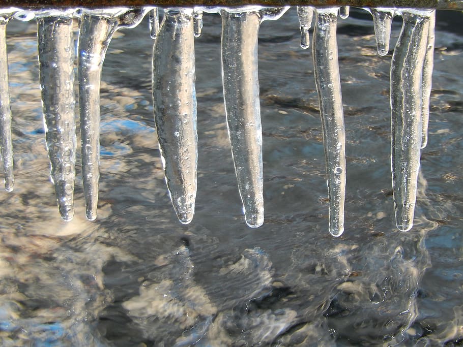 ice, winter, ice formation, frozen, cold temperature, icicle HD wallpaper