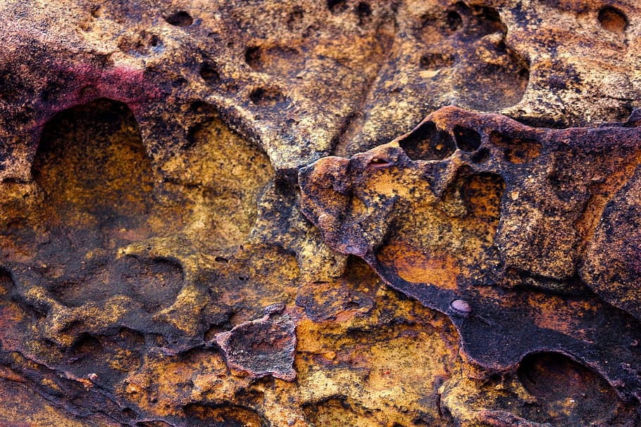 Rock, Sandstone, Beach, Nature, cliff, landscape, mountain HD wallpaper