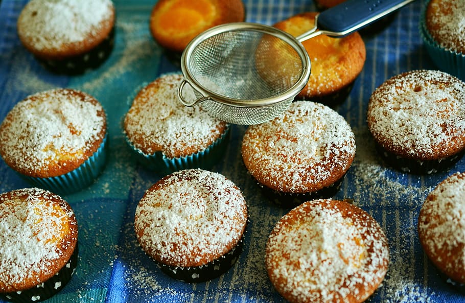 muffins, bake, cake, pastries, small cakes, cupcakes, chick HD wallpaper
