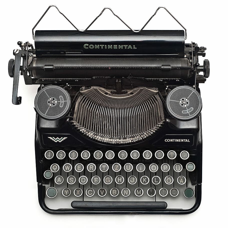 Old Black Typewriter, 