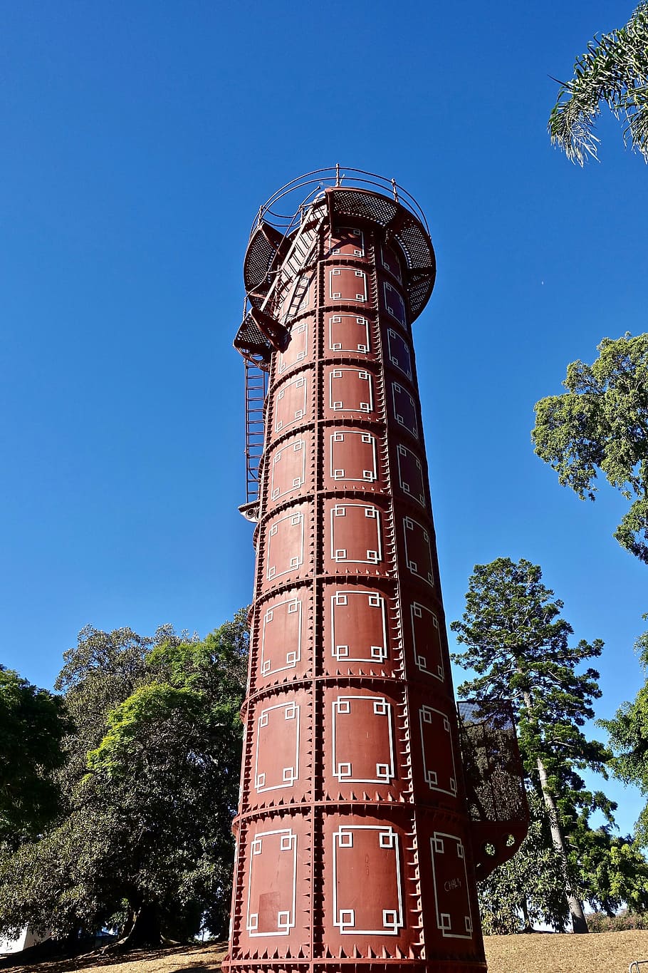 tower, observatory, metal, architecture, structure, tall, exterior HD wallpaper