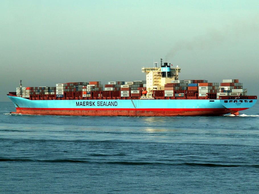 maersk, port, harbor, shipping, industry, nautical, offshore