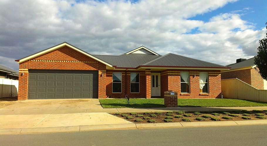 house, kyabram, brick, architecture, modern, building Exterior HD wallpaper