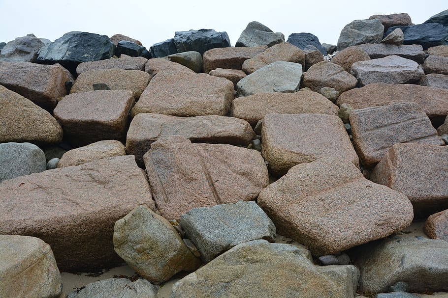 pebbles, coastline, allee, path, seascape, promenade, outdoor HD wallpaper