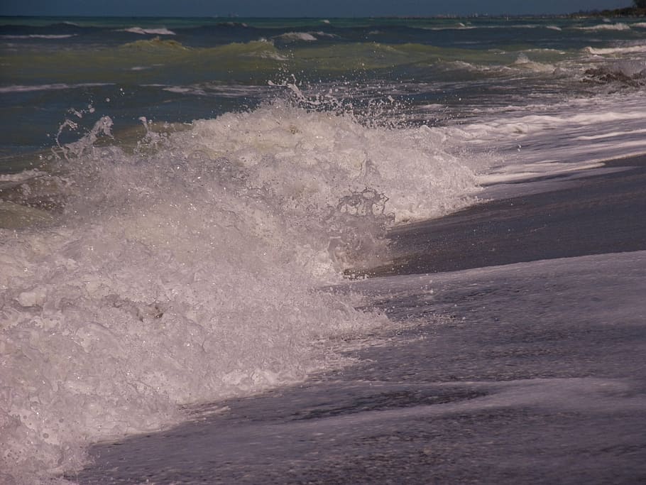 waves, sea, ocean, beach, water, motion, beauty in nature, scenics - nature HD wallpaper