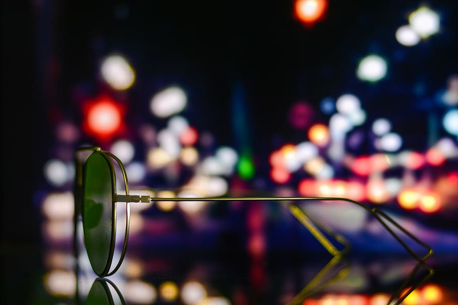 abstract, blur, bright, celebration, city lights, close -up HD wallpaper