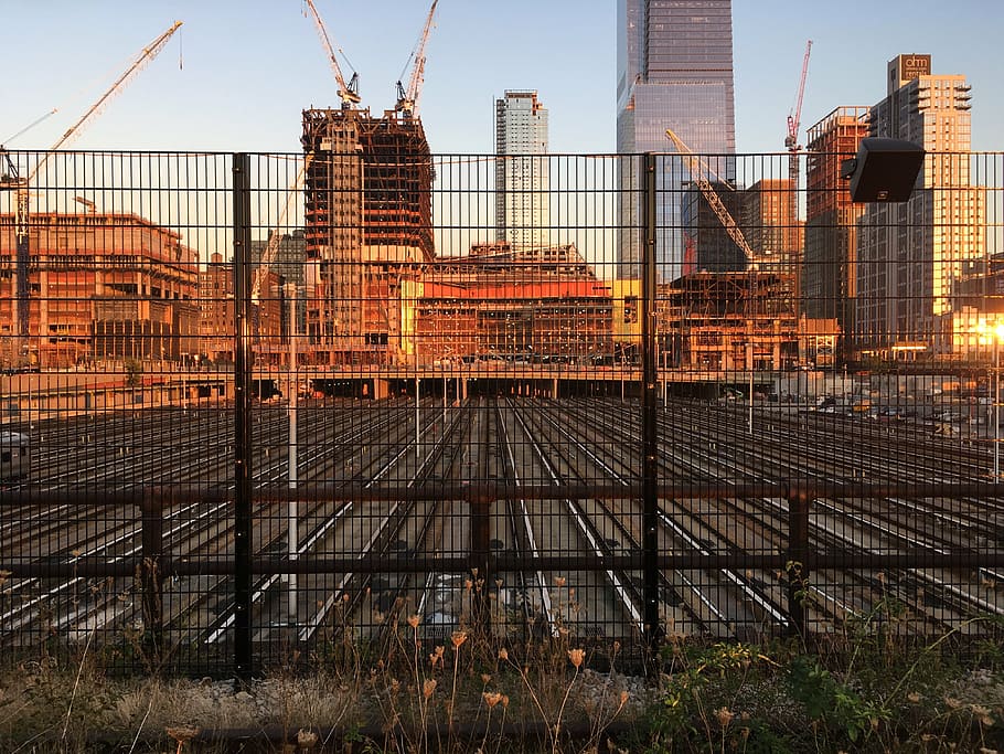 rail, tracks, railway, transit, railroad, steel, industry, metal HD wallpaper
