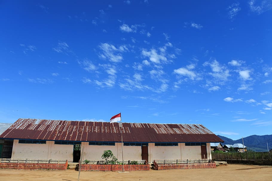 school, education, sky, blue, nature, environment, student HD wallpaper