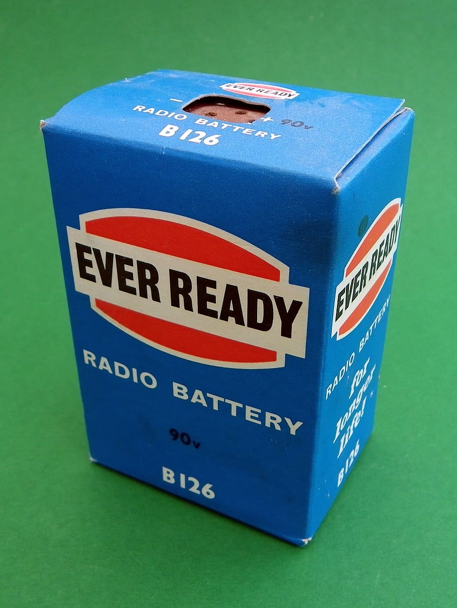 radio, battery, 90, volts, 50, years, old, ever, ready, western script, HD wallpaper