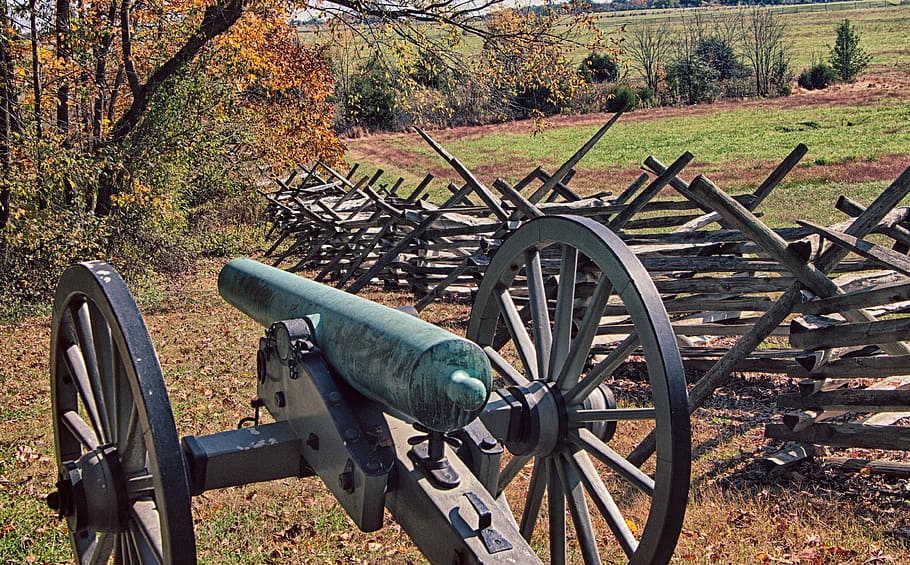 Civil War, Cannons, artillery, gettysburg, historic, union, HD wallpaper
