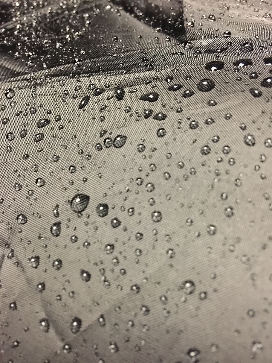rainy, umbrella, black, gray, white, light, reflection, abstract HD wallpaper